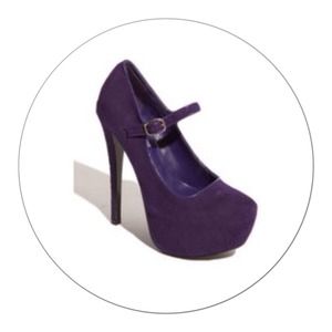 Steve Madden Viktoree Purple Suede 7.5