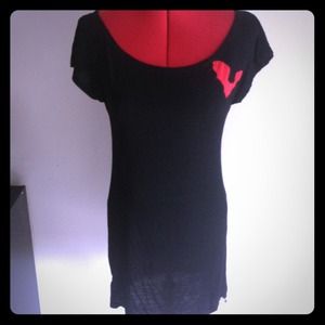 Sourpuss Bat Tunic Top Sz S