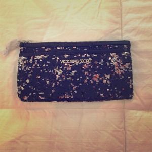 Victoria's Secret black sequined clutch