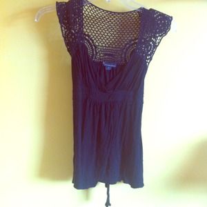 Dressy black blouse