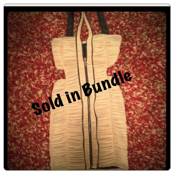 bebe tan dress Size M