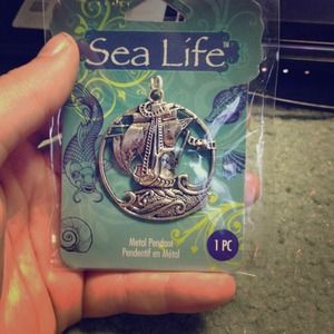 Pirate ship necklace pendant