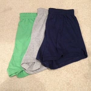 Selection of Soffee athletic shorts, size small.