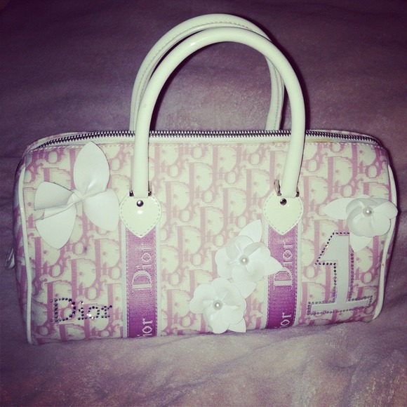 Christian Dior Pink Girly Boston Bag Preowned