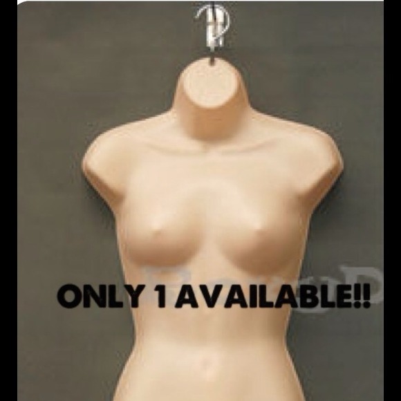 Half hollow back plastic mannequin