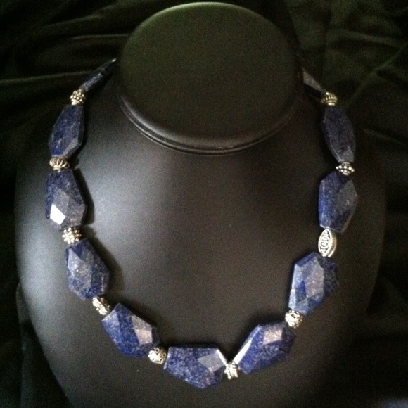 Gorgeous blue sodalite necklace