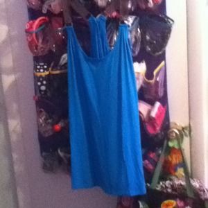 Blue tank top