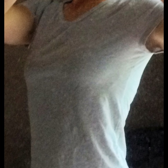 Heather Gray Short Sleeved Cotton T-Shirt - Picture 1 of 4