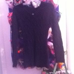 Black wet seal sweater