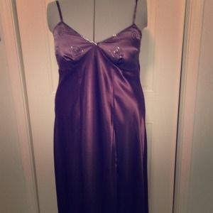 Gray Sequined Nightgown