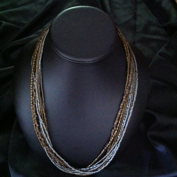 34" seed bead necklace