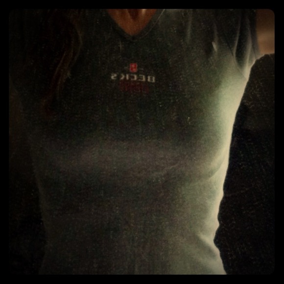 Dark Gray Beck's Beer Promotional T-Shirt