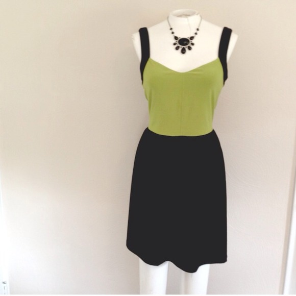 Dresses & Skirts - 🌅Green and Black stretch dress