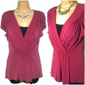 🚫Sold🚫#23  Antonio Melani Like New Pink Top