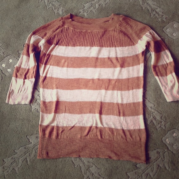 Sold in bundle -----(Striped knit top / sweater)