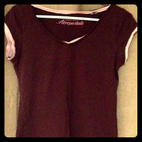 Brown & Pink Short Sleeved Aeropostale T-Shirt - Picture 1 of 4