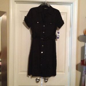 Sold in bundle Black shirt dress