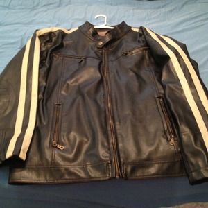 Black Faux Leather Jacket