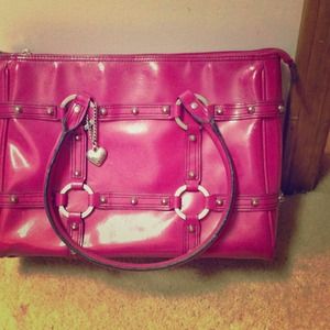 Studded pink purse