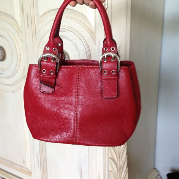 Red tignanello small/medium purse