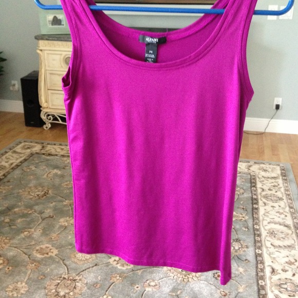 Purple sleeveless top