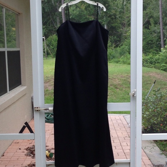 Black evening gown