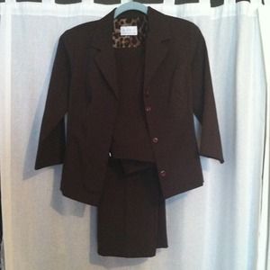 Xoxo Brown Pant Suit