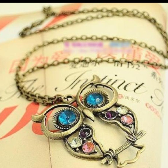 Jewelry - NEW fashion statement Owl necklace