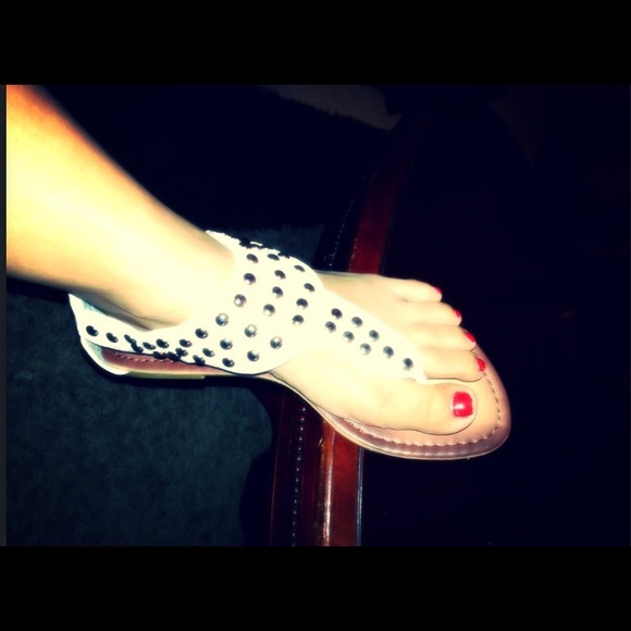 Brand new sandals white REDUCED!! I have all sizes