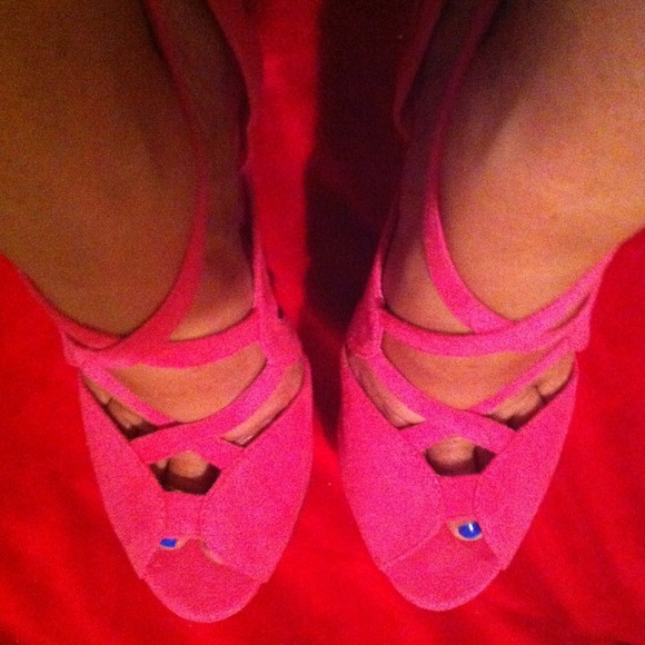 7.5 Pink Heelless Jeffery Campbell Inspired