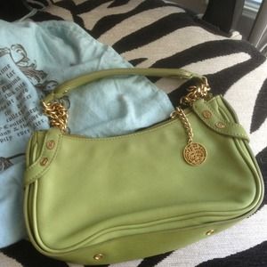 Green leather Juicy Couture purse