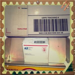 On its way!! There's the tracking number!!