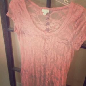 Lace shirt nwot