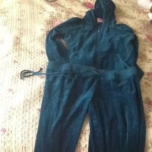 Juicy velour blue suit