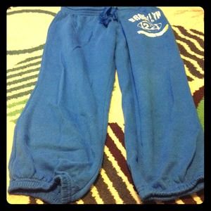 Blue Capri sweatpants