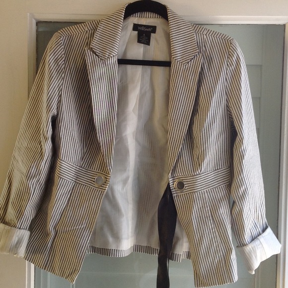 Will smith striped blazer women - Picture 1 of 4