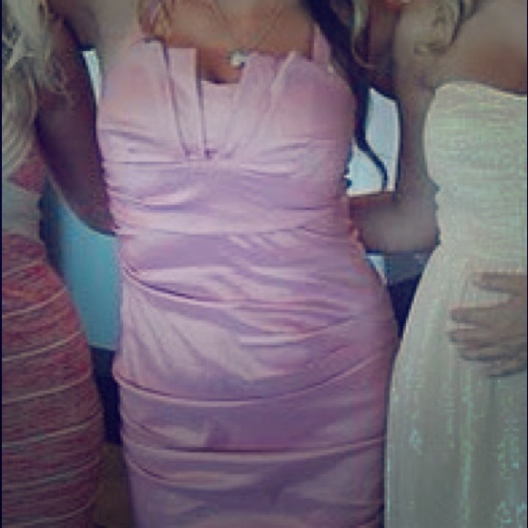 Pink riches taffeta feeling dress