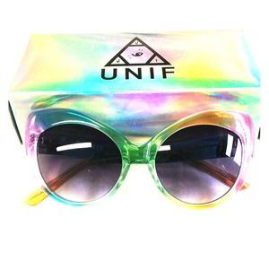 BRAND NEW UNIF Rainbow Moody Sunglasses