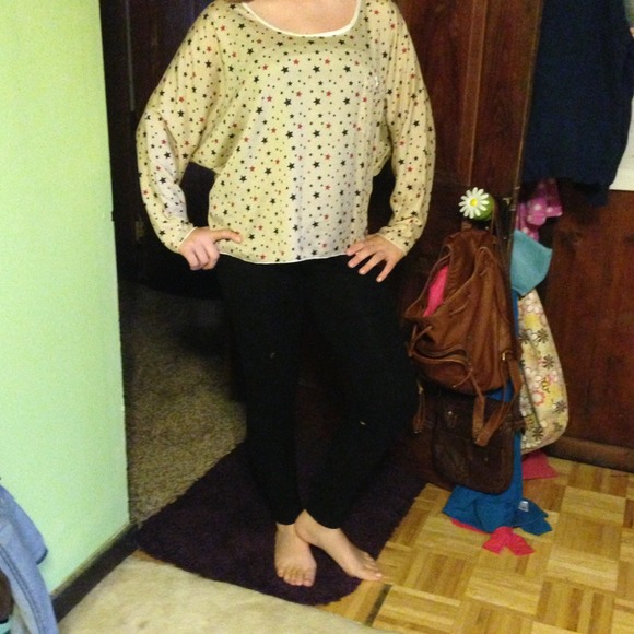 Star printed shirt!