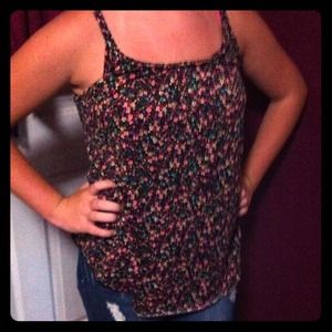Floral tank top.