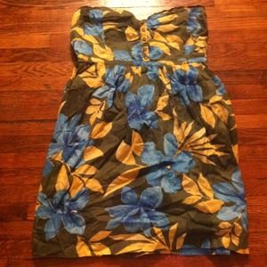 Hollister sweetheart floral dress