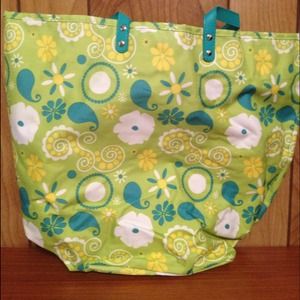 Summertime tote and wristlet