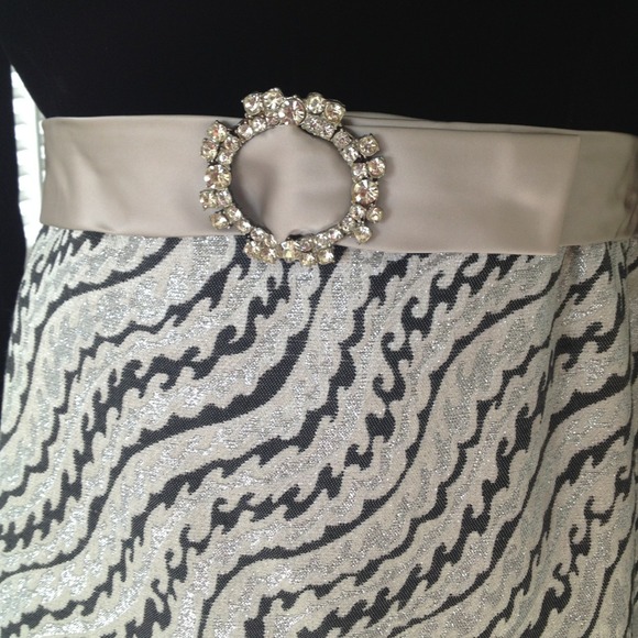 🎀Vintage🎀 1960's velvet and silver brocade  WOW - Picture 2 of 4