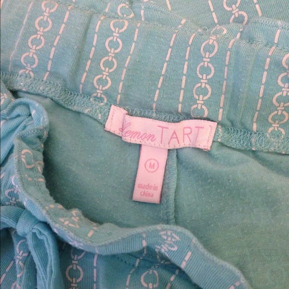 Turquoise Lemon TART Pj Pants - Picture 4 of 4
