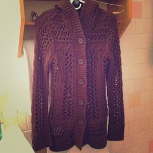 Brown Knitted Sweater