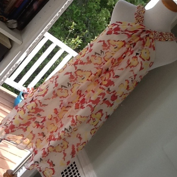 Saks 5th Ave silk dress. Very flattering!