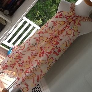 Saks 5th Ave silk dress. Very flattering!