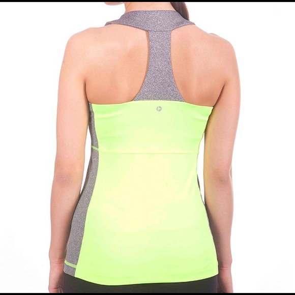 SOLD  New 90 Degree Reflex Neon Lime/ Gray TANK - Picture 2 of 4