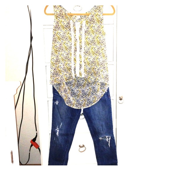 Forever 21 sheer, sleeveless top