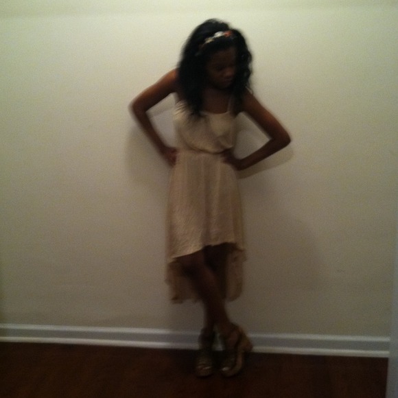 Spaghetti Strap high low dress